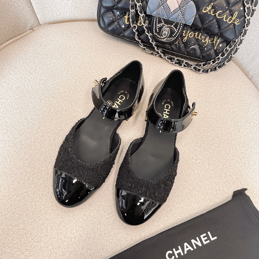 CHANEL Mary Jane лялькавыя туфлі｜лімітаваная версія｜матэрыялы арыгінальнага канала на заказ｜99.99% дакладнасць