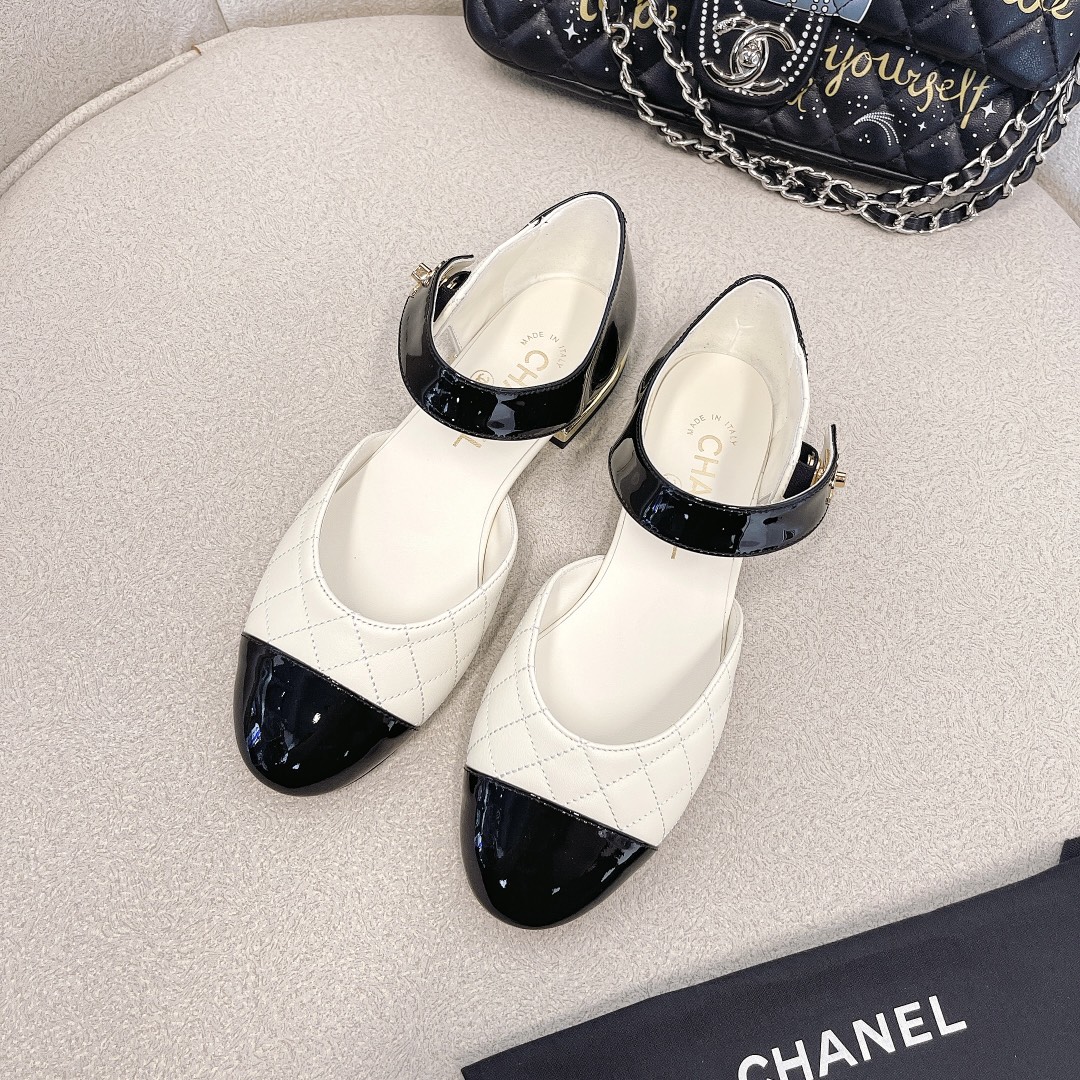 CHANEL Mary Jane лялькавыя туфлі｜лімітаваная версія｜кастомізацыя з матэрыялаў арыгінальнага канала｜99.99% дакладнасць