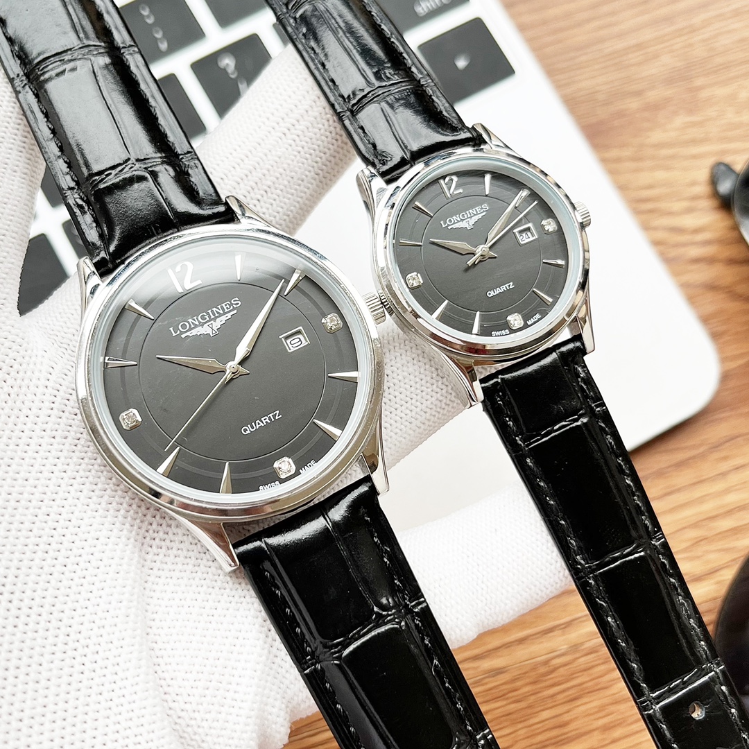 K0  白皮玫钢带加20陶瓷带再加20 实物拍摄 品牌： 浪琴  Longines  类型：[酷]情侣对表 表壳：316精钢做工优质 表带：进口小牛皮/316精钢两种可选 机芯：进口石英机芯走时精准 玻璃：高级强化镀膜镜面 尺寸：男直径39mm，厚度8mm，女直径30mm，厚度8mm