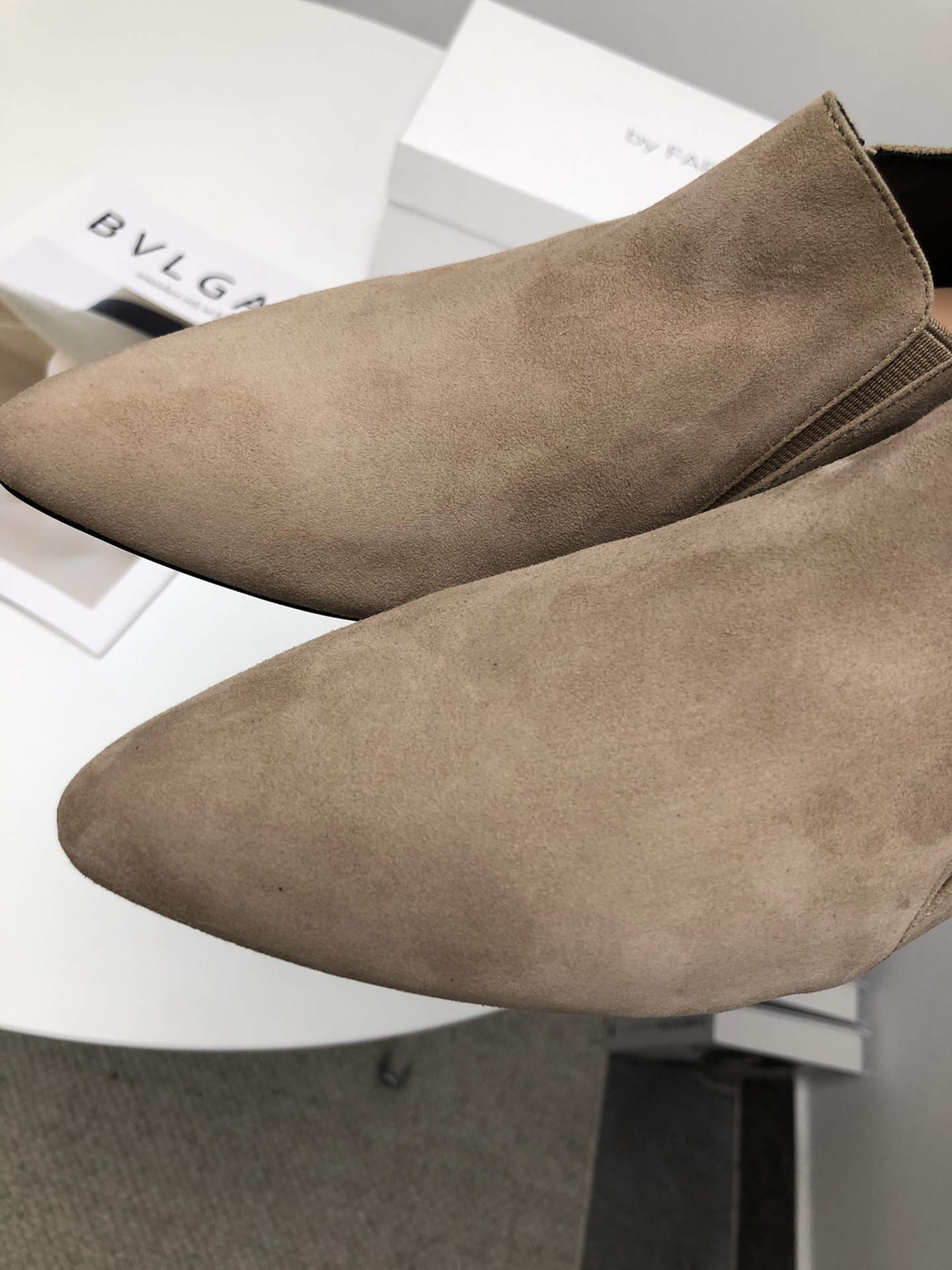 Graceful Artistic Single-Shoe Heels: P7000 Fashion Sheep Backskin High-Quality Design - 图片 5