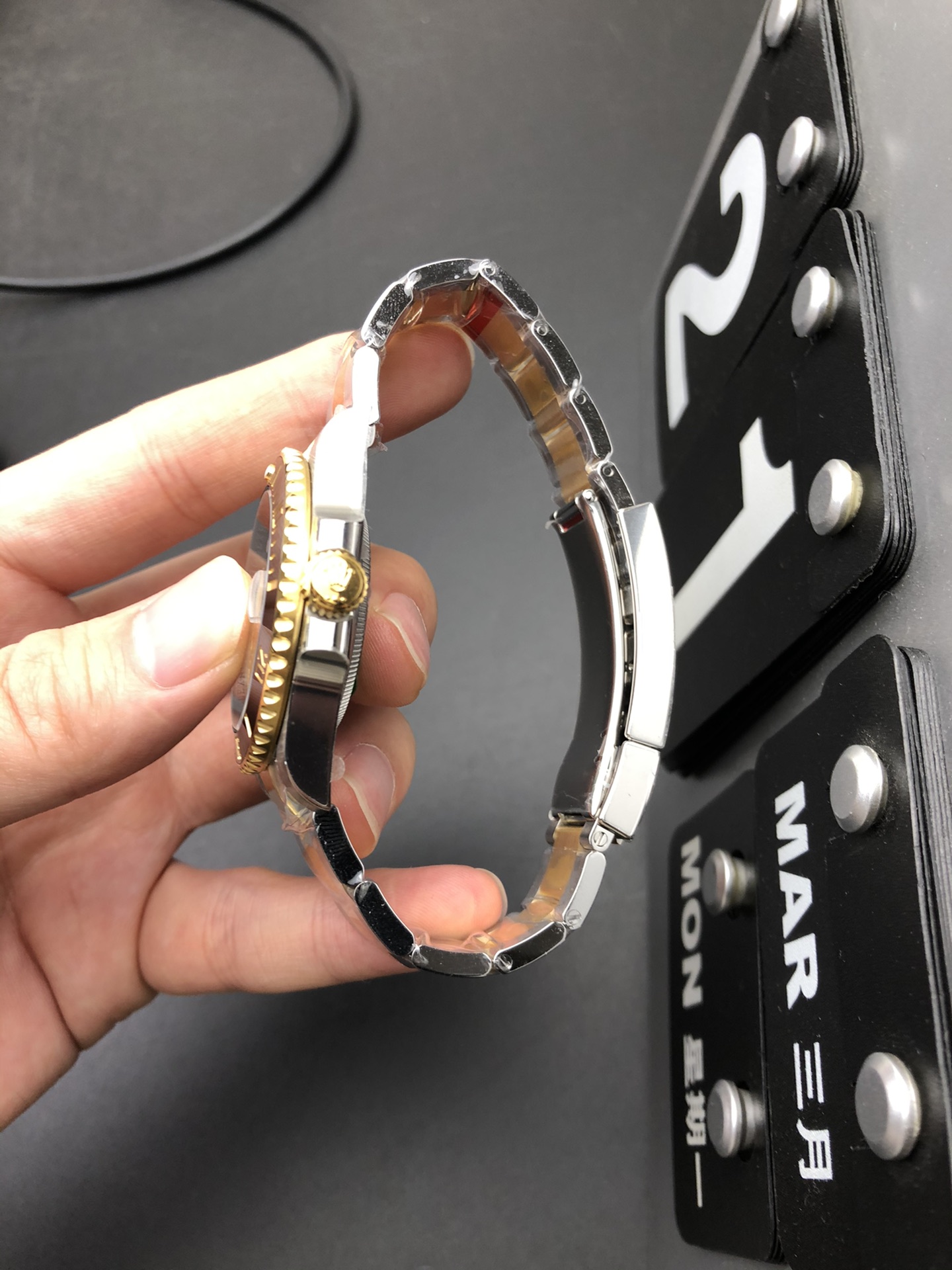 Rolex 3135间金黑鬼