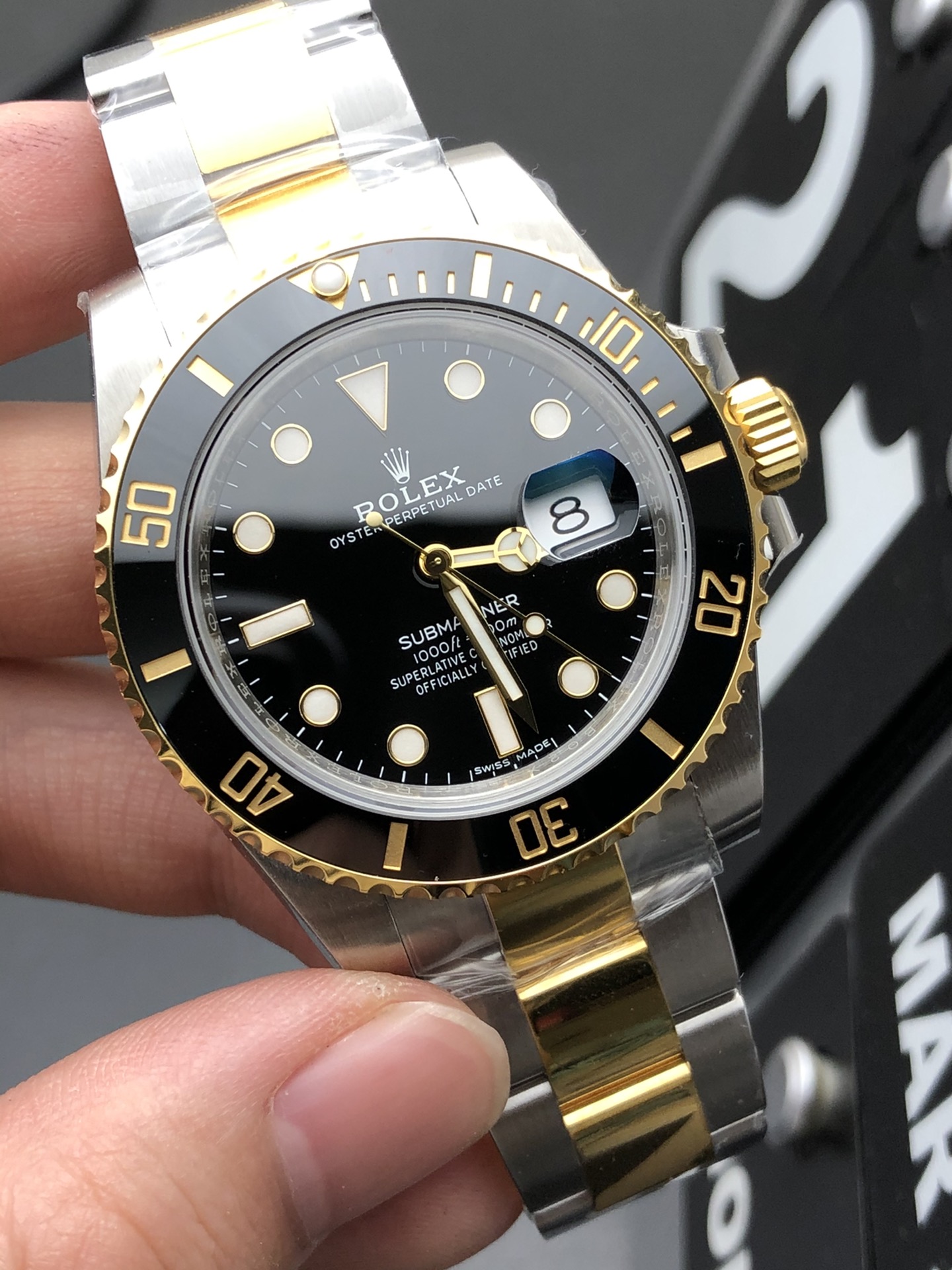 Rolex 3135间金黑鬼