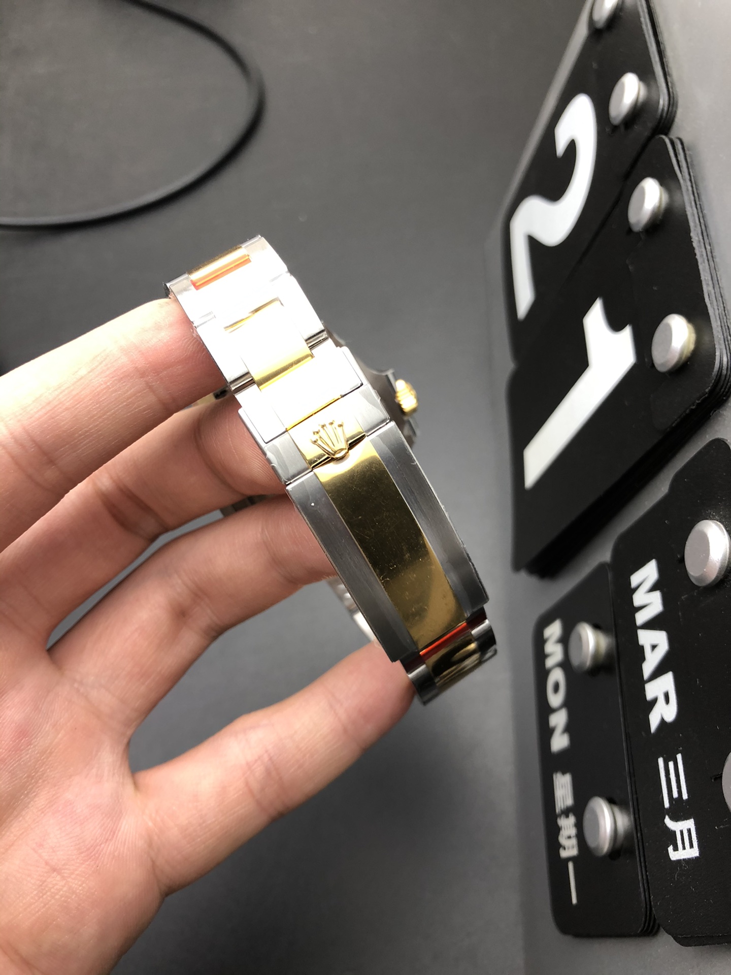 Rolex 3135间金黑鬼