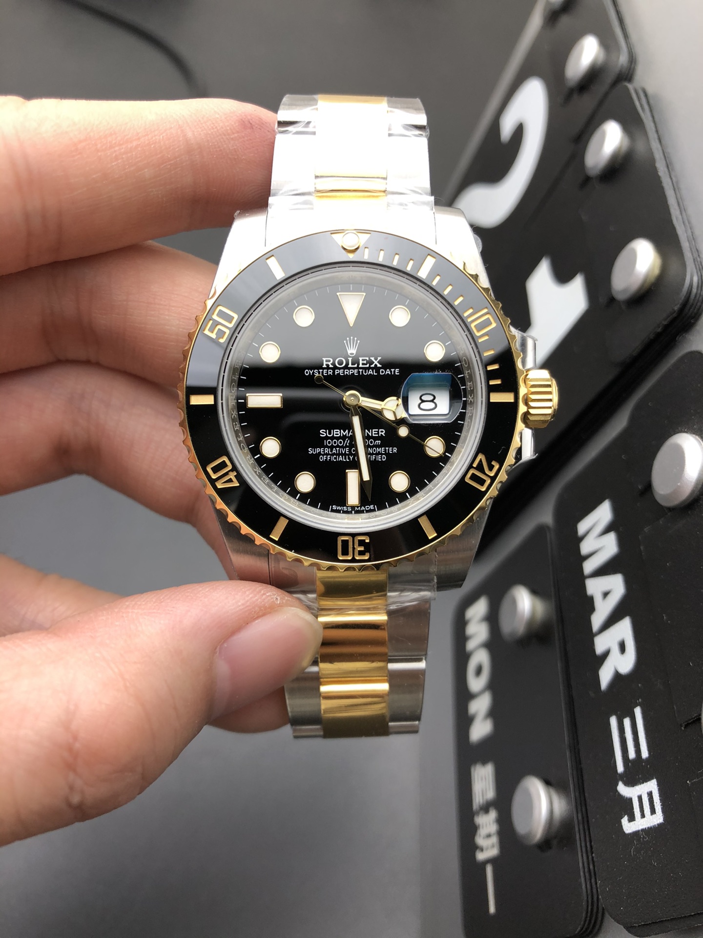 Rolex 3135间金黑鬼