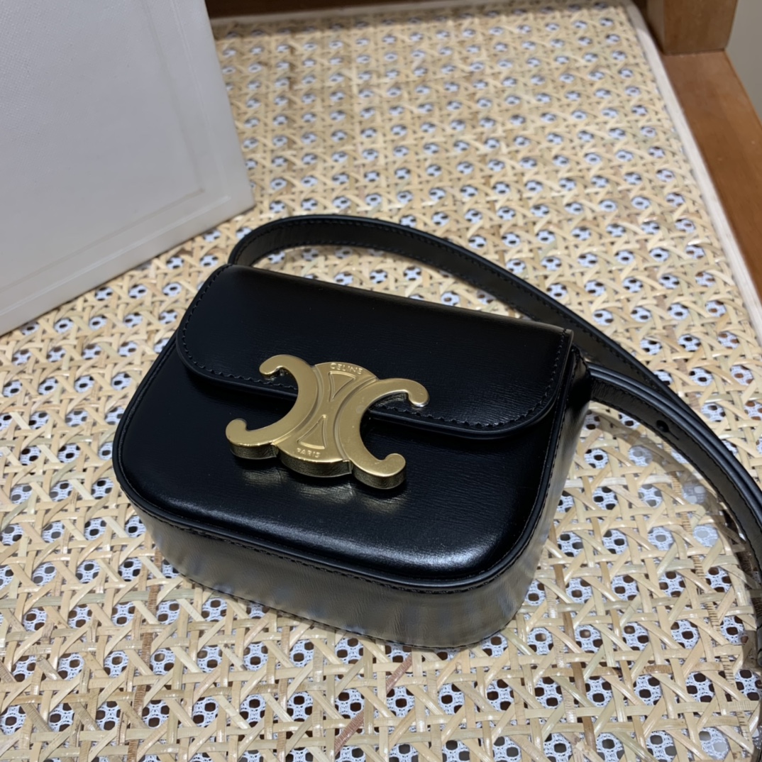 CELINE MINI TRIOMPHE 11CM BAG 10I513黑色