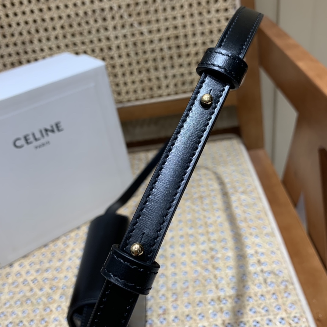 CELINE MINI TRIOMPHE 11CM BAG 10I513黑色