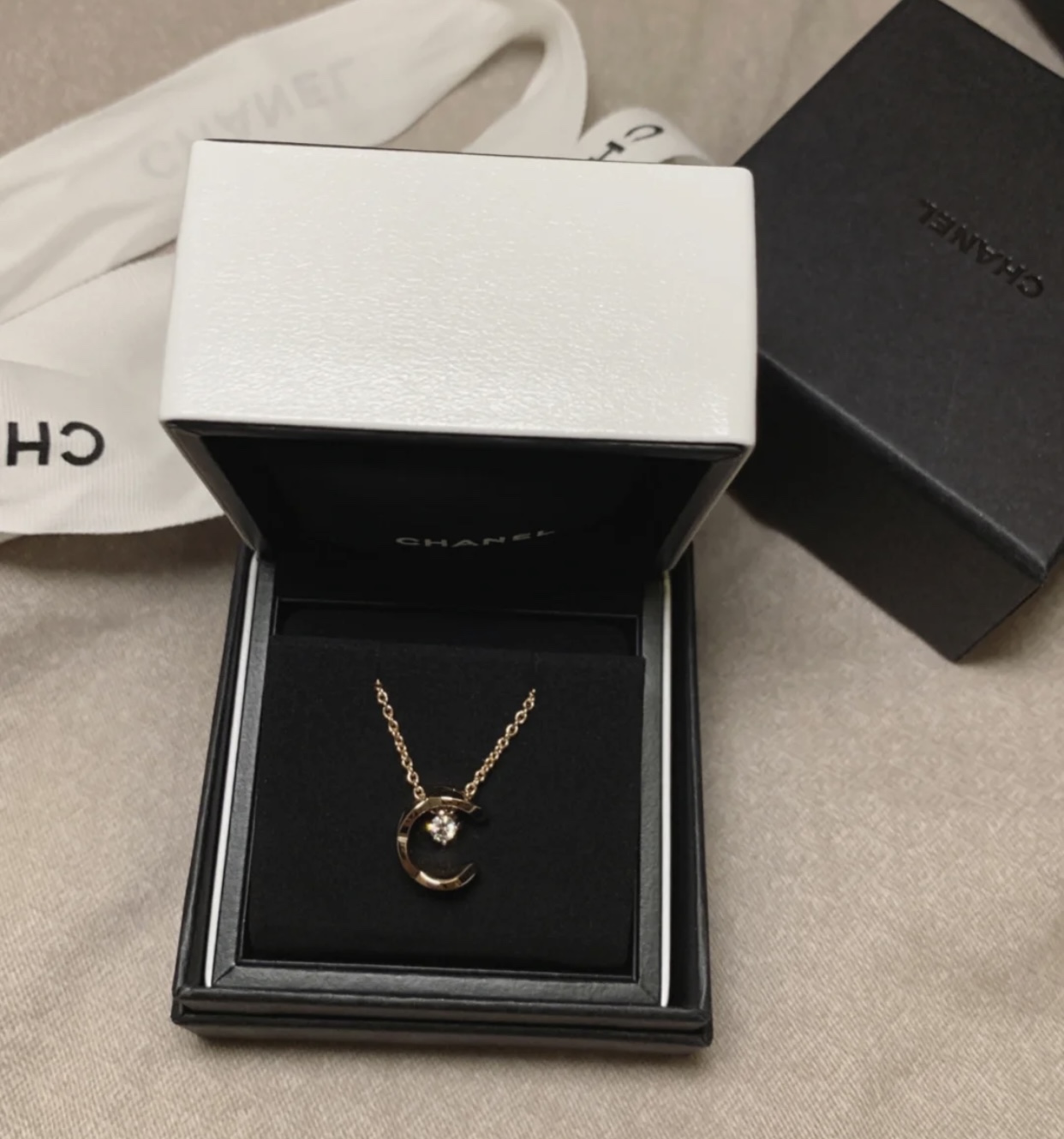 NO:100818,Chanel's new coco crush water ice moon series necklace Seiko version, Chanel necklace, chanel, necklace19860909香奈儿新款coco crush水冰月系列项链 精工版,香奈儿项链,chanel,necklace,Jewelry