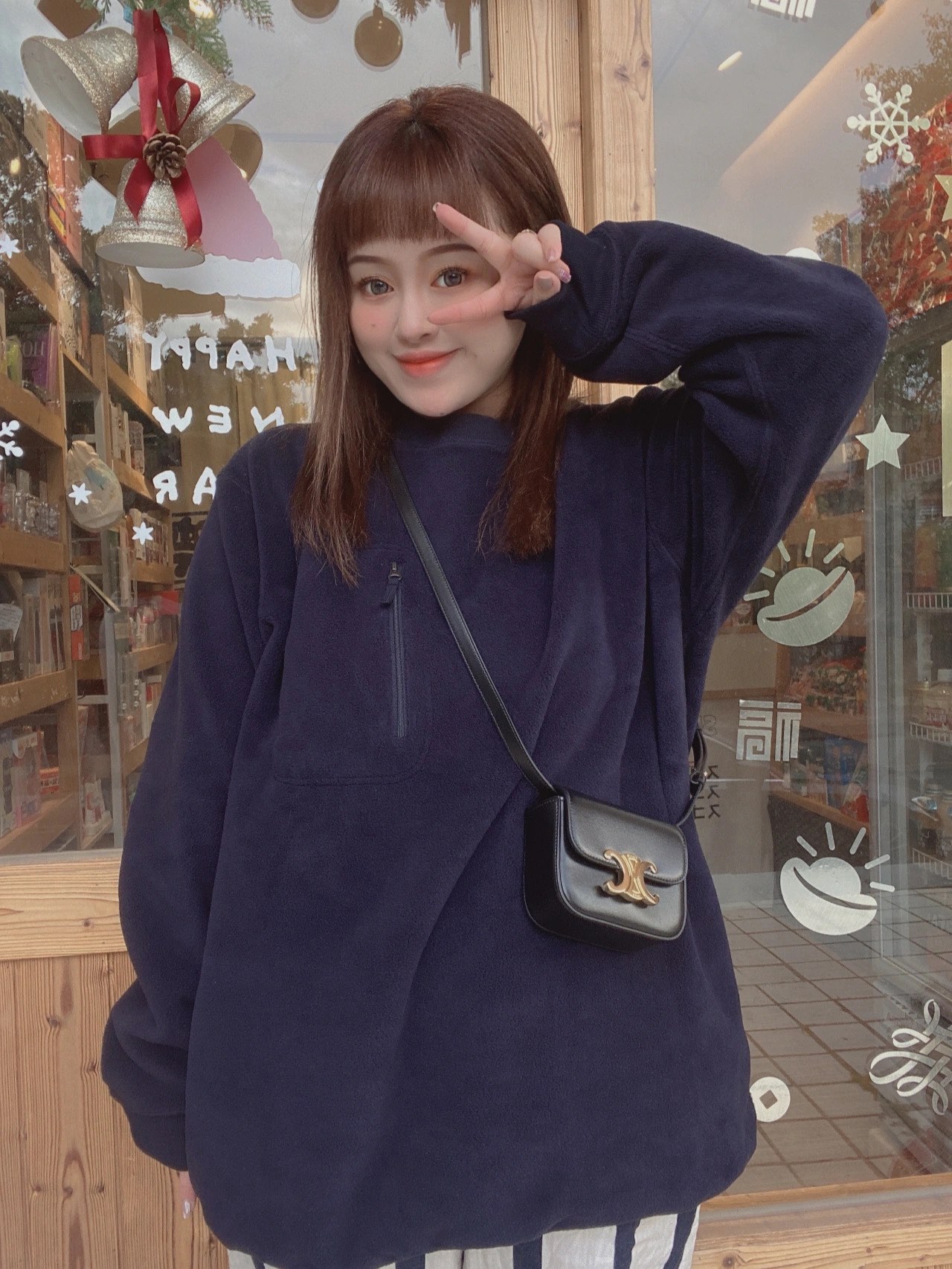 CELINE MINI TRIOMPHE 11CM BAG 10I513黑色