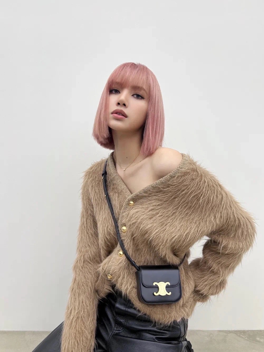 CELINE MINI TRIOMPHE 11CM BAG 10I513黑色