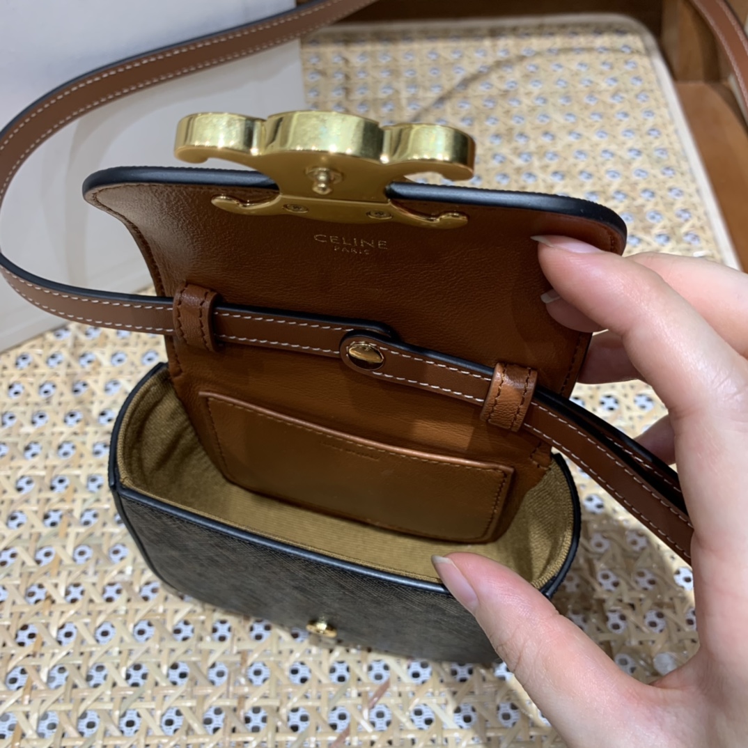 CELINE MINI TRIOMPHE 11CM BAG 10I513老花