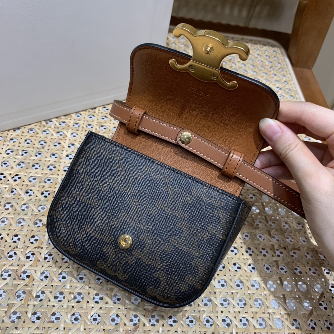 CELINE MINI TRIOMPHE 11CM BAG 10I513老花