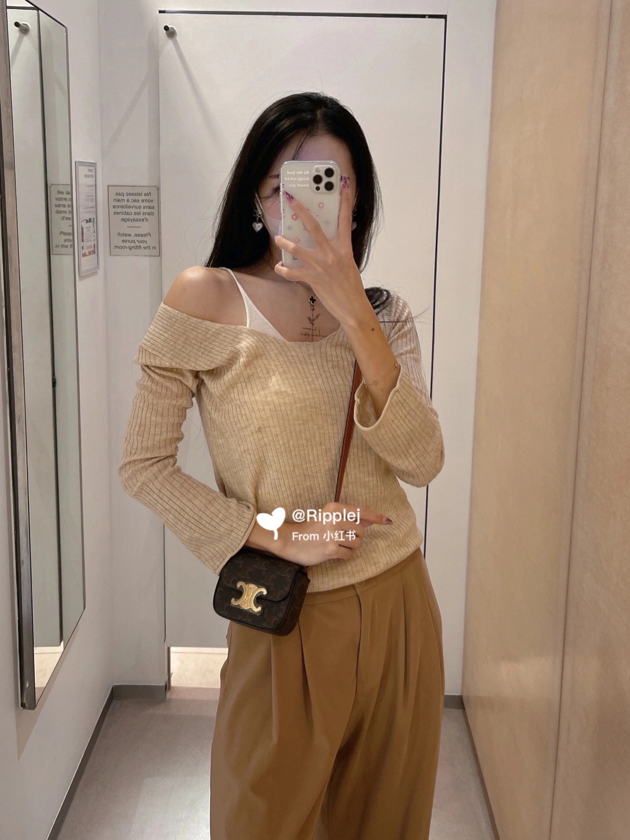 CELINE MINI TRIOMPHE 11CM BAG 10I513老花