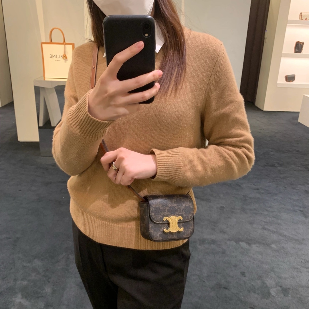 CELINE MINI TRIOMPHE 11CM BAG 10I513老花