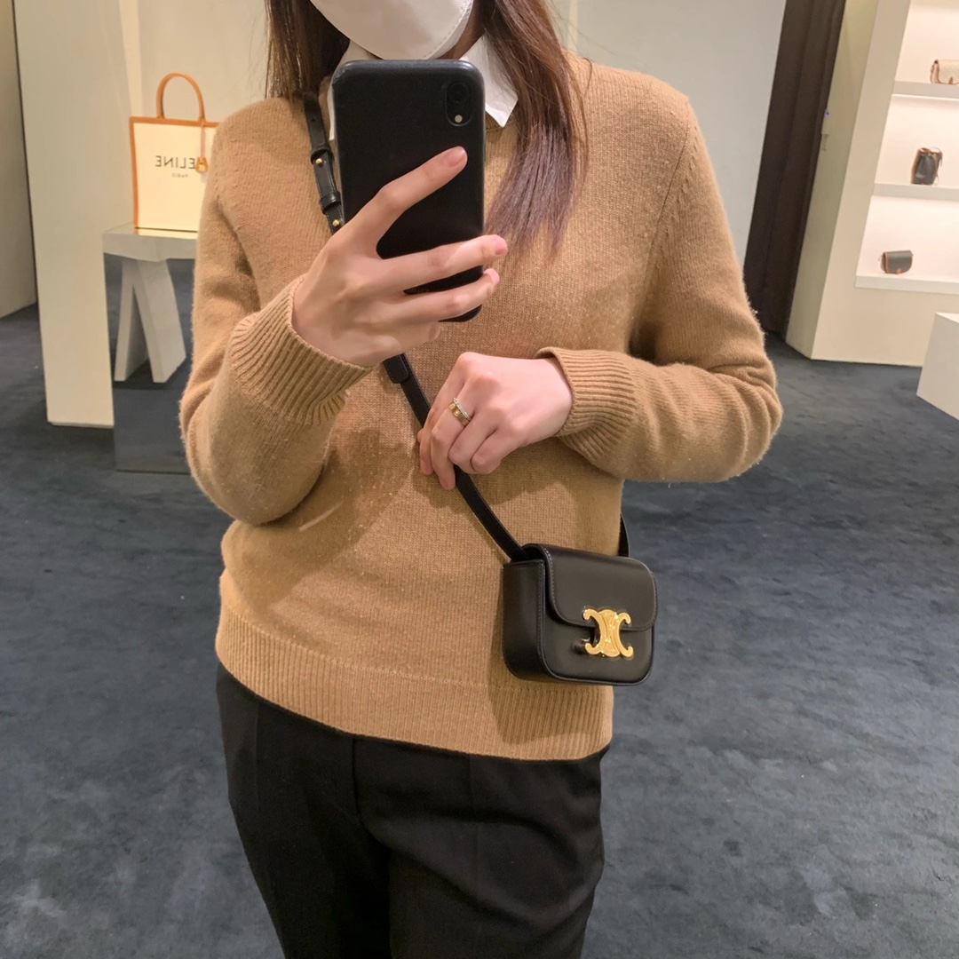 CELINE MINI TRIOMPHE 11CM BAG 10I513老花