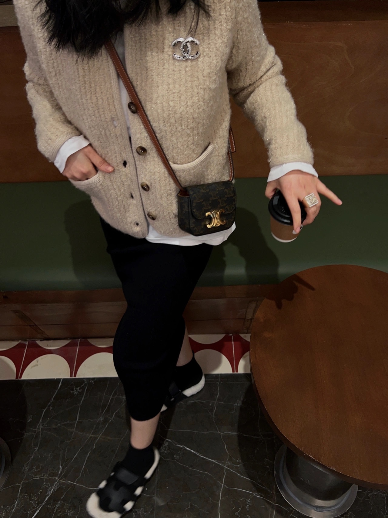 CELINE MINI TRIOMPHE 11CM BAG 10I513老花