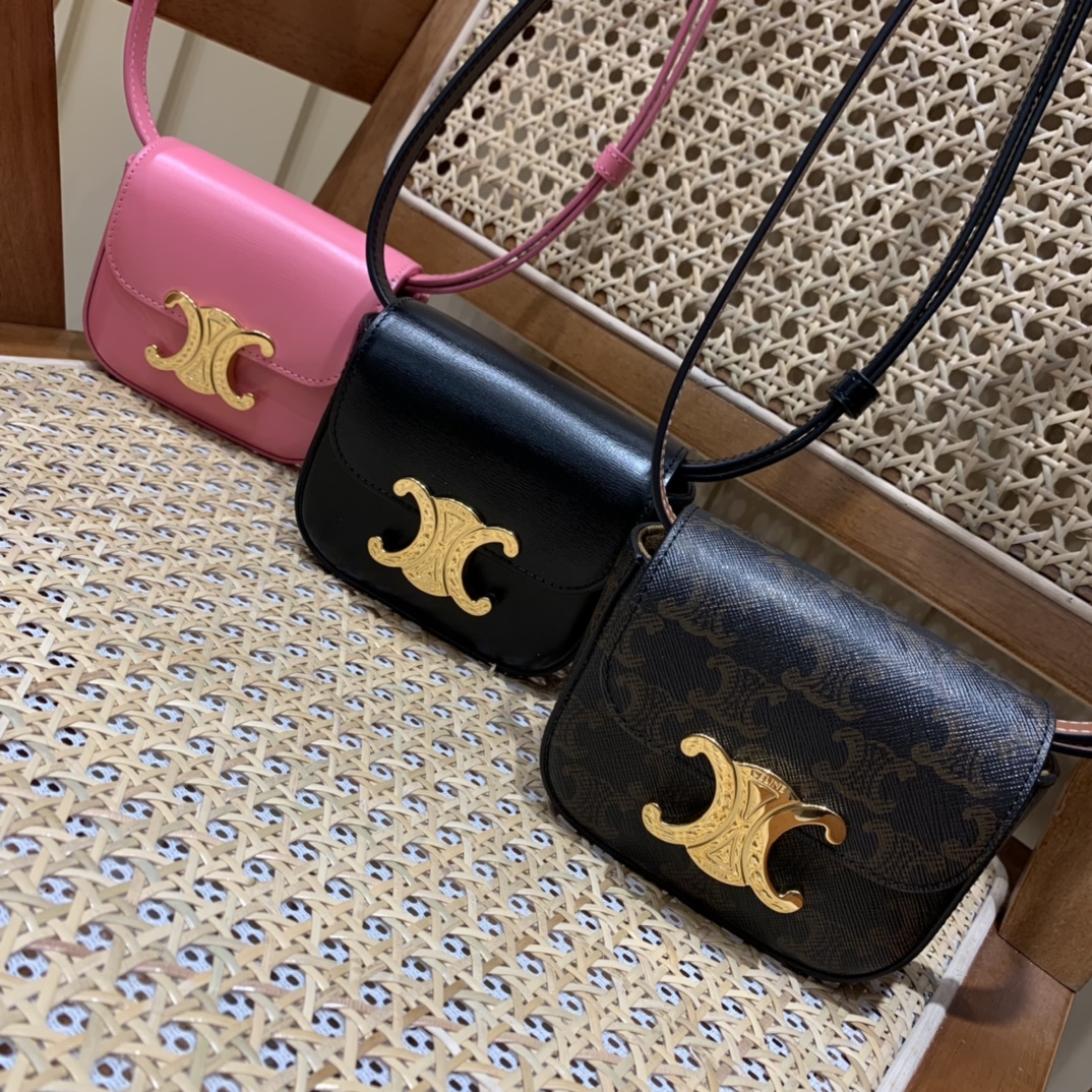 CELINE MINI TRIOMPHE 11CM BAG 10I513黑色