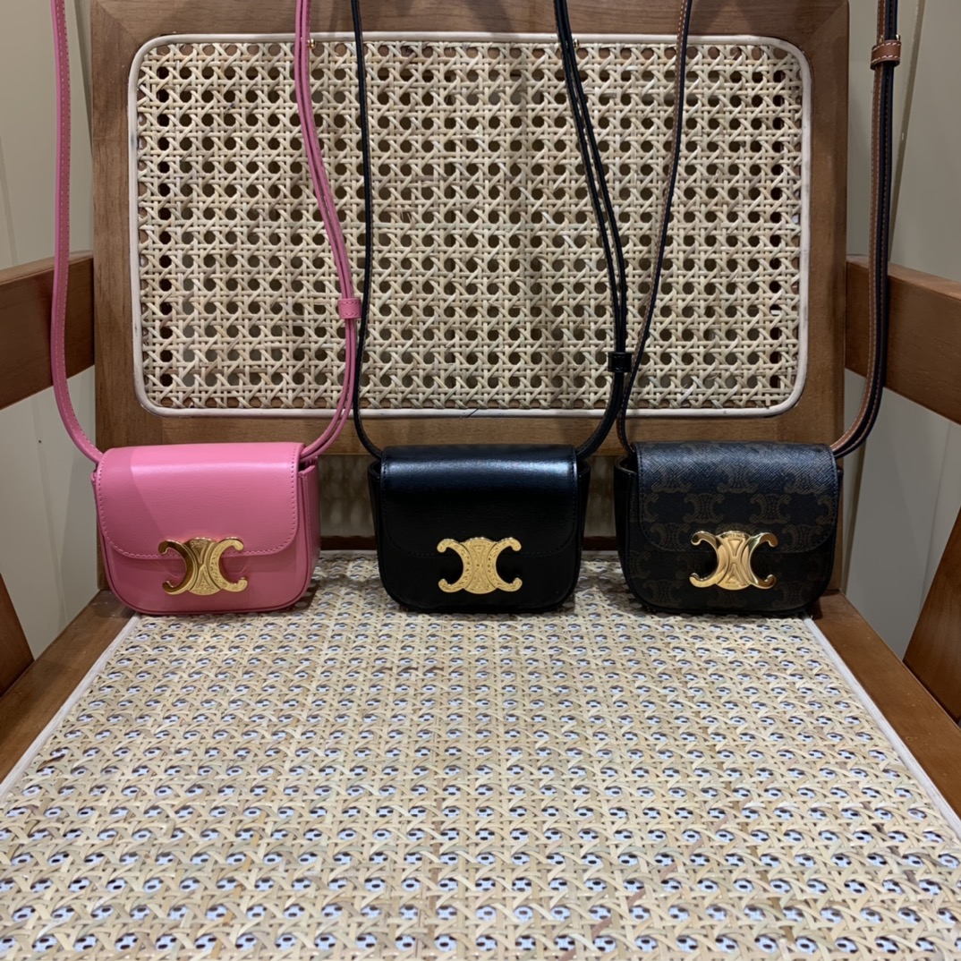 CELINE MINI TRIOMPHE 11CM BAG 10I513黑色