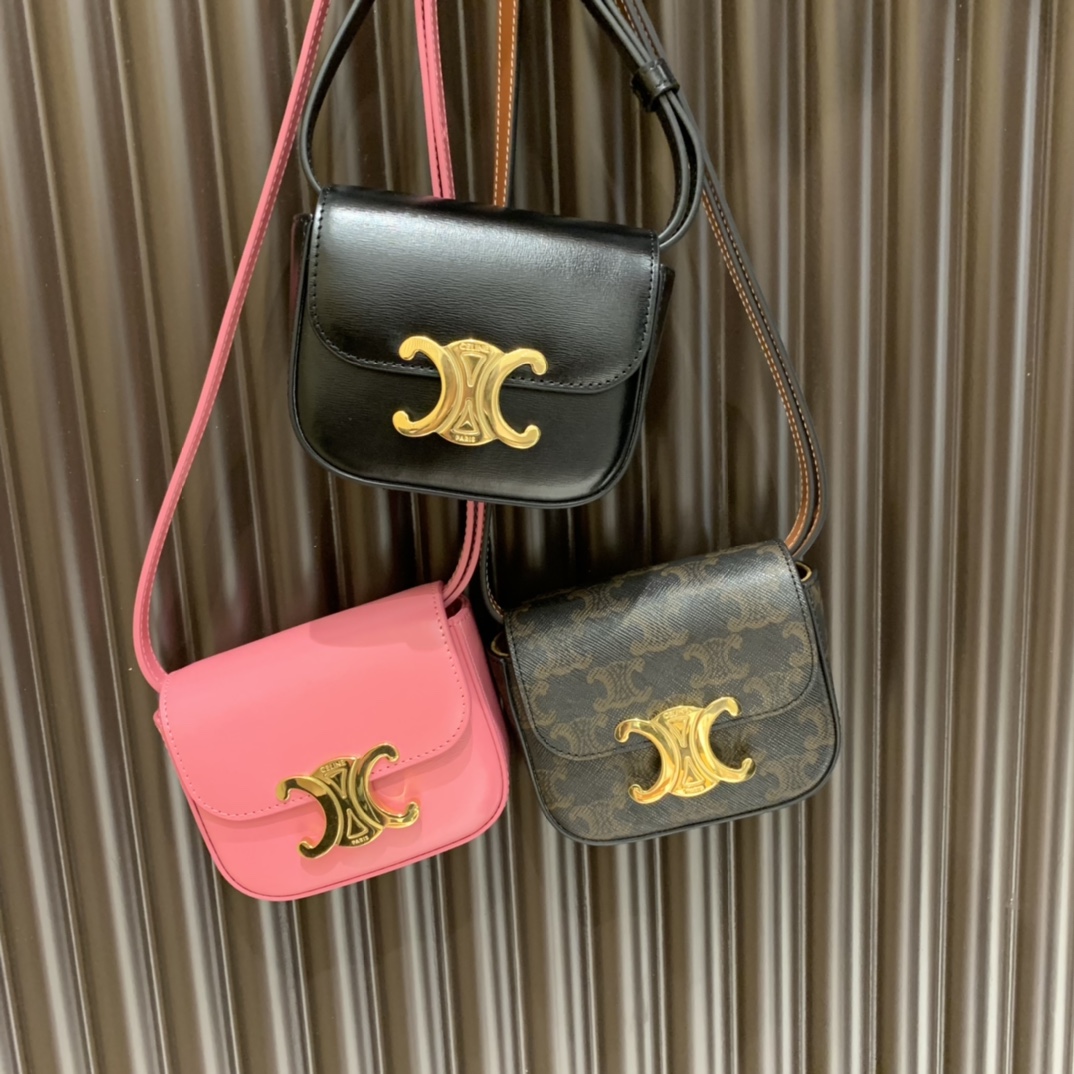 CELINE MINI TRIOMPHE 11CM BAG 10I513黑色