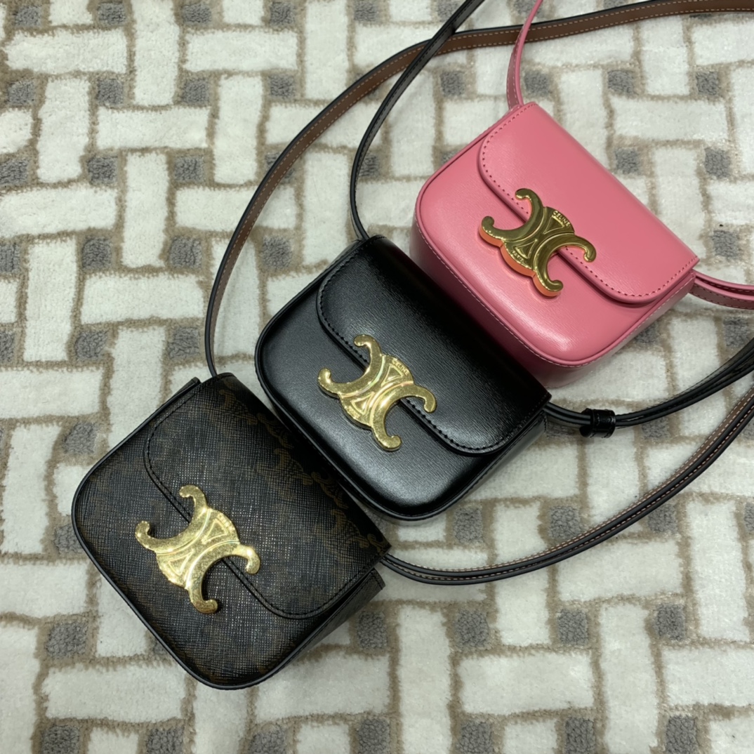 CELINE MINI TRIOMPHE 11CM BAG 10I513黑色