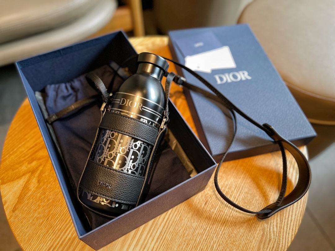 Dior Insulated Water Bottle and Holder - Bag