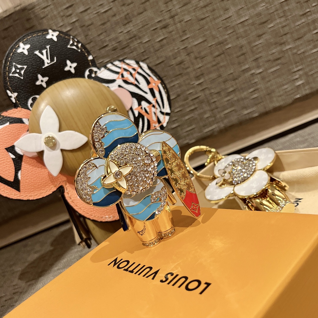 Vivienne Travellers Panda Bear Keychain - Back View
