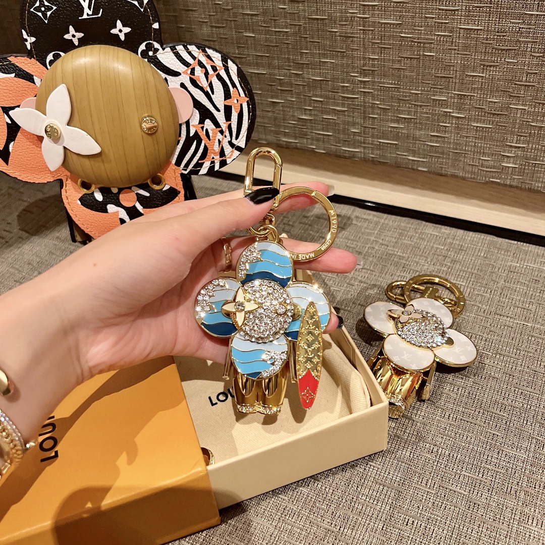 Vivienne Travellers Panda Bear Keychain - Lifestyle Shot on a Bag