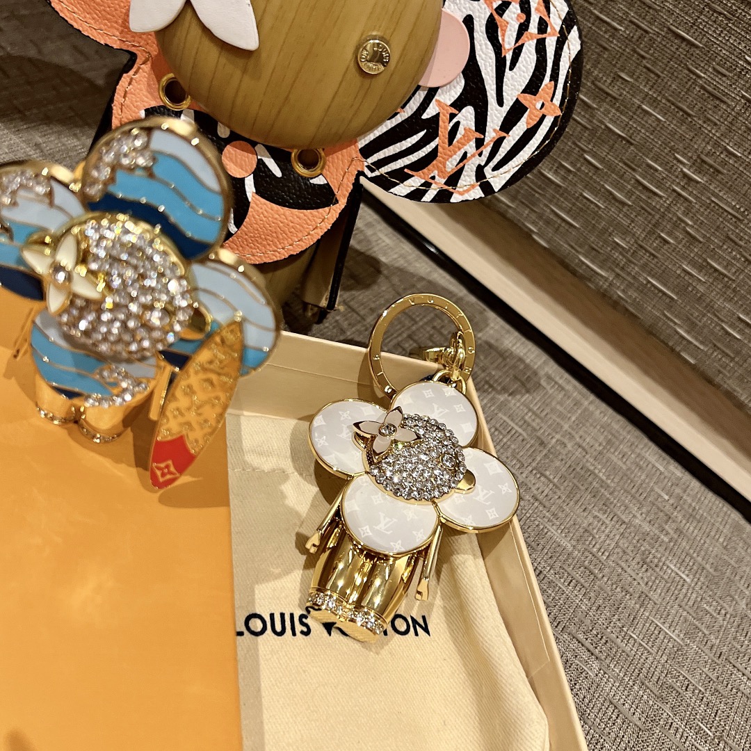 Vivienne Travellers Panda Bear Keychain - Size Comparison