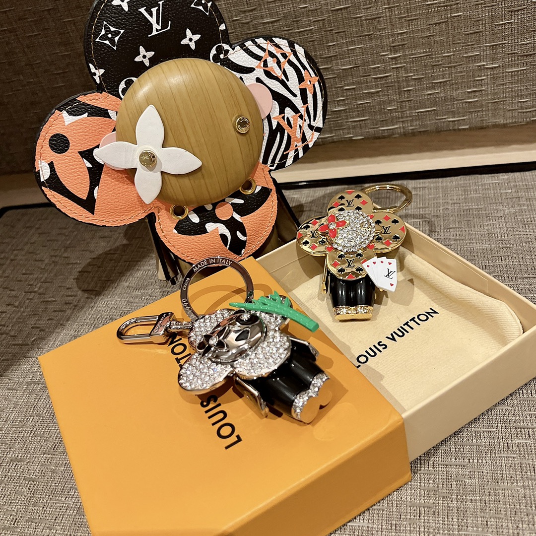 Vivienne Travellers Panda Bear Keychain - Front View