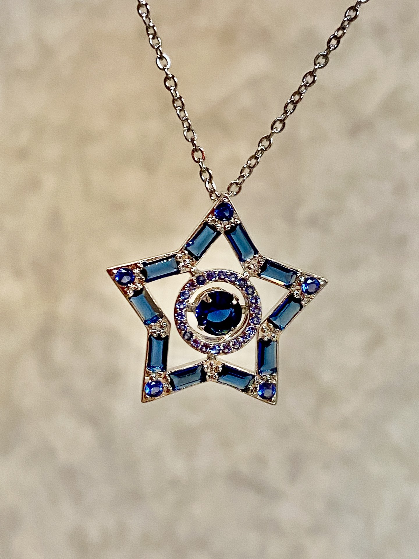 批80
施华奥地利水晶唐嫣同款 跳动的心幸运星星项链女锁骨链 5620787