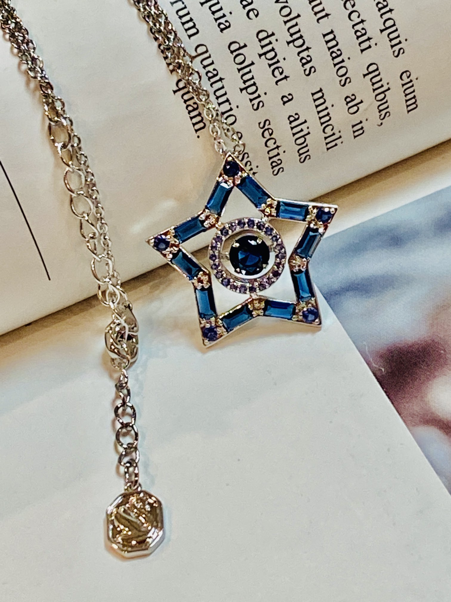 批80
施华奥地利水晶唐嫣同款 跳动的心幸运星星项链女锁骨链 5620787