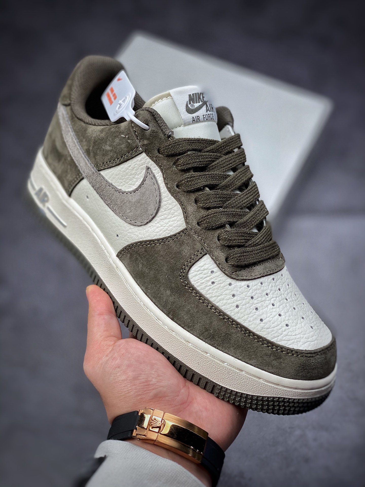 240  Nike Air Force 1 Low 07 白深绿拼接 TU6995-396