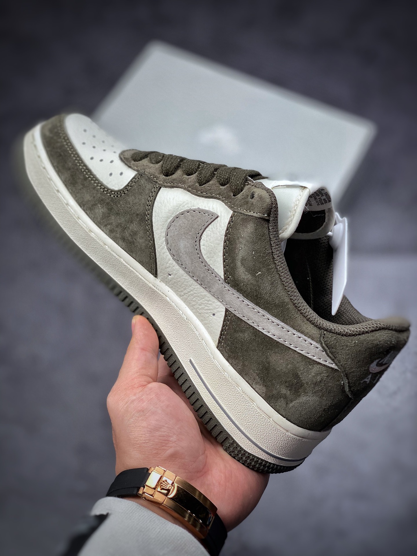 240  Nike Air Force 1 Low 07 白深绿拼接 TU6995-396