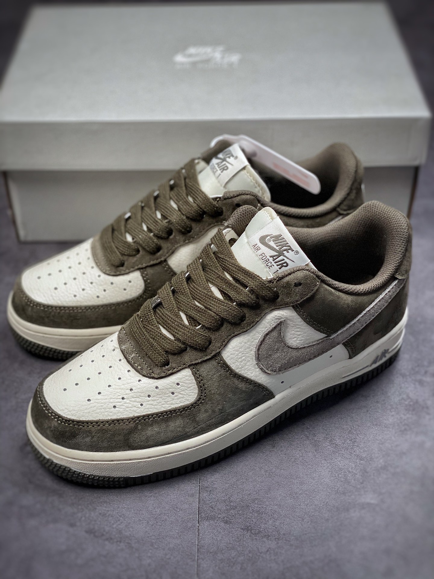 240  Nike Air Force 1 Low 07 白深绿拼接 TU6995-396