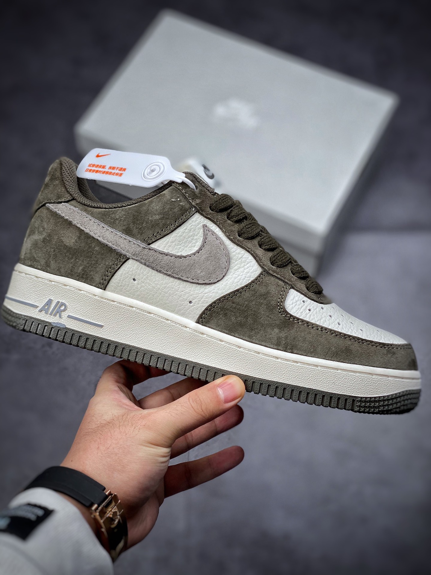240  Nike Air Force 1 Low 07 白深绿拼接 TU6995-396