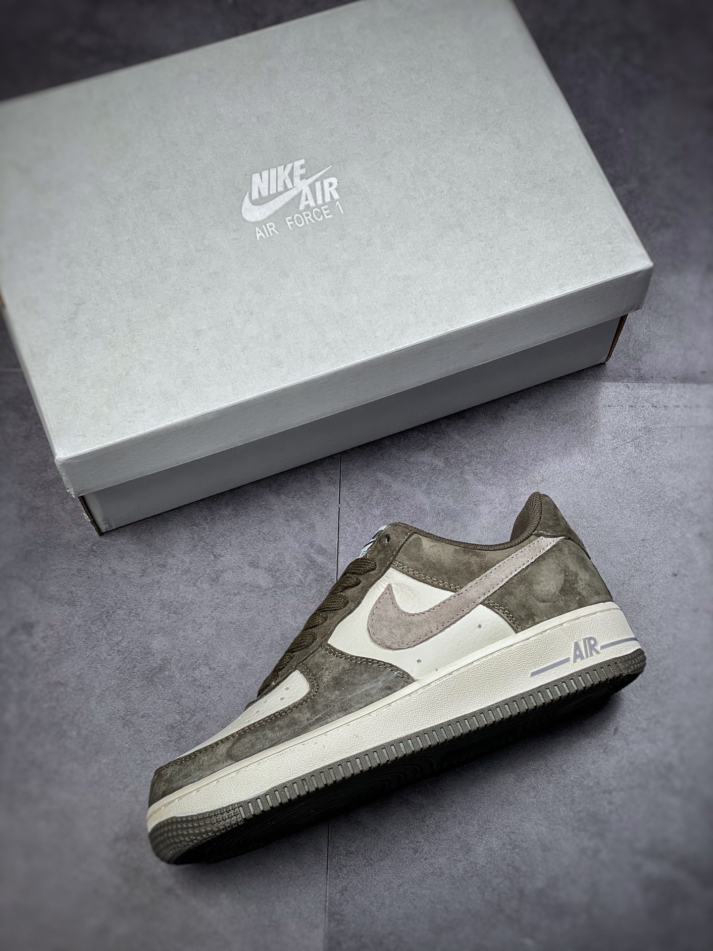 240  Nike Air Force 1 Low 07 白深绿拼接 TU6995-396