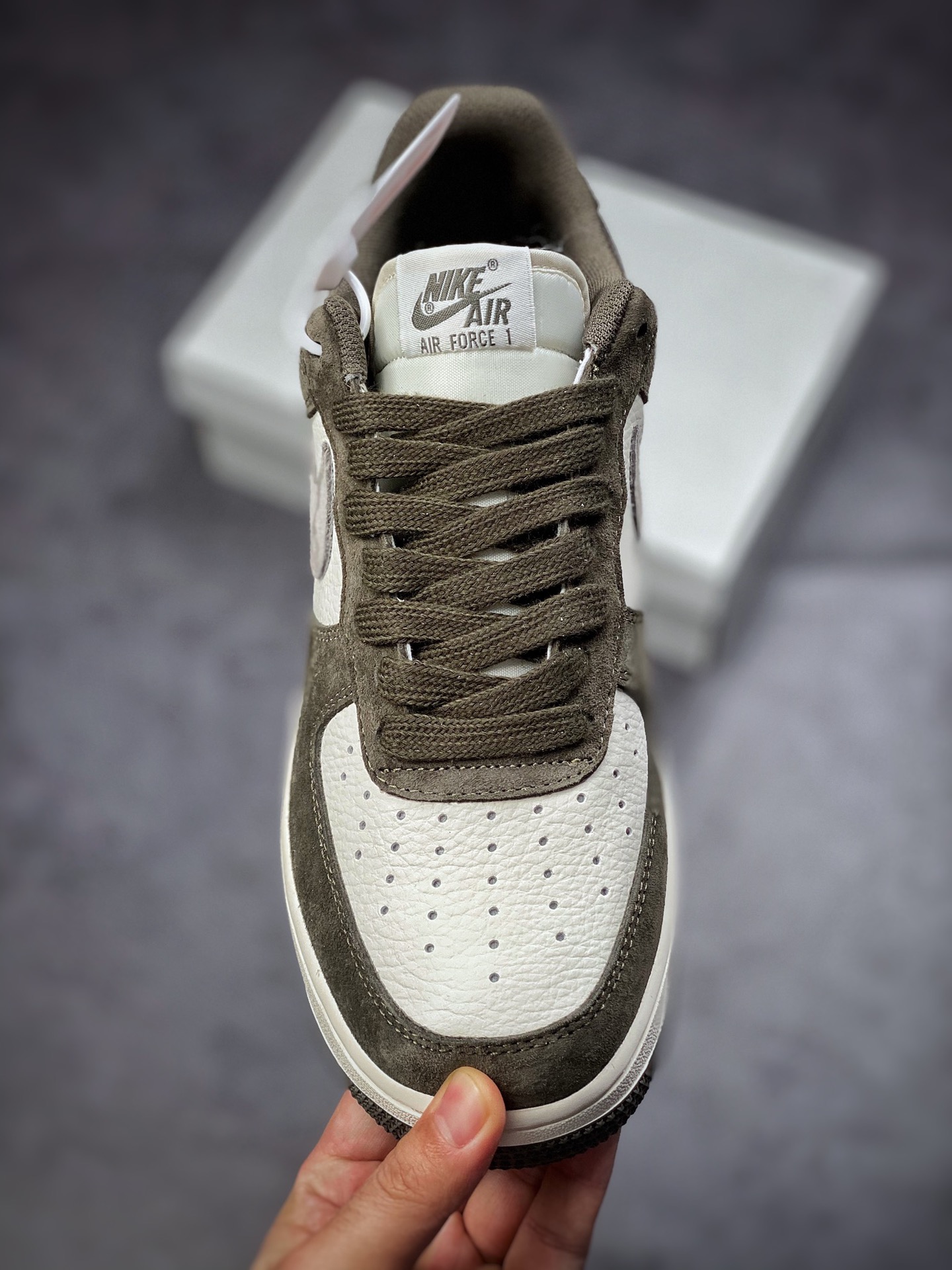 240  Nike Air Force 1 Low 07 白深绿拼接 TU6995-396