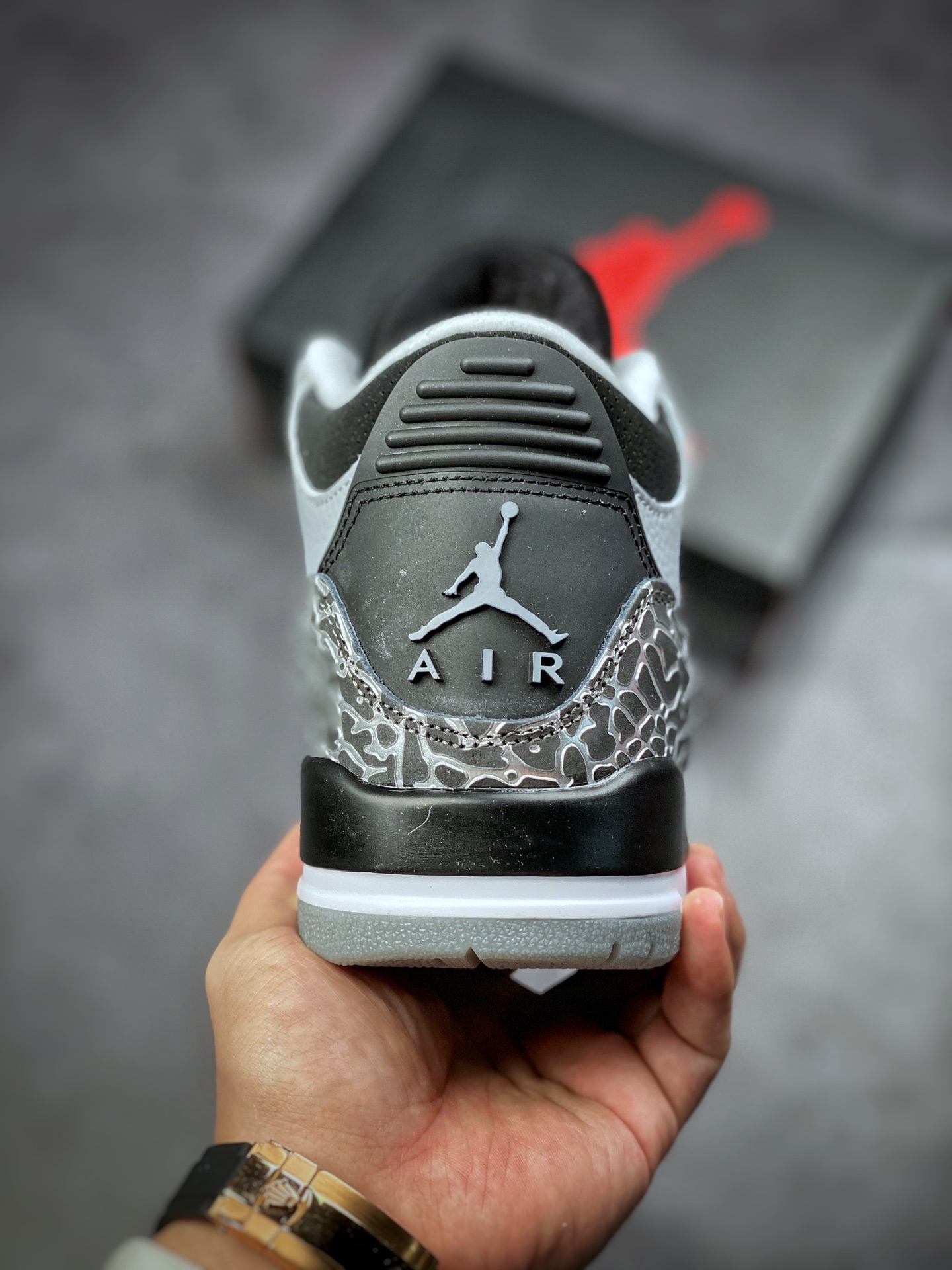240  Nike Air Jordan 3 Retro SE”Wolf Grey”AJ3狼灰黑银灰爆裂136064-004