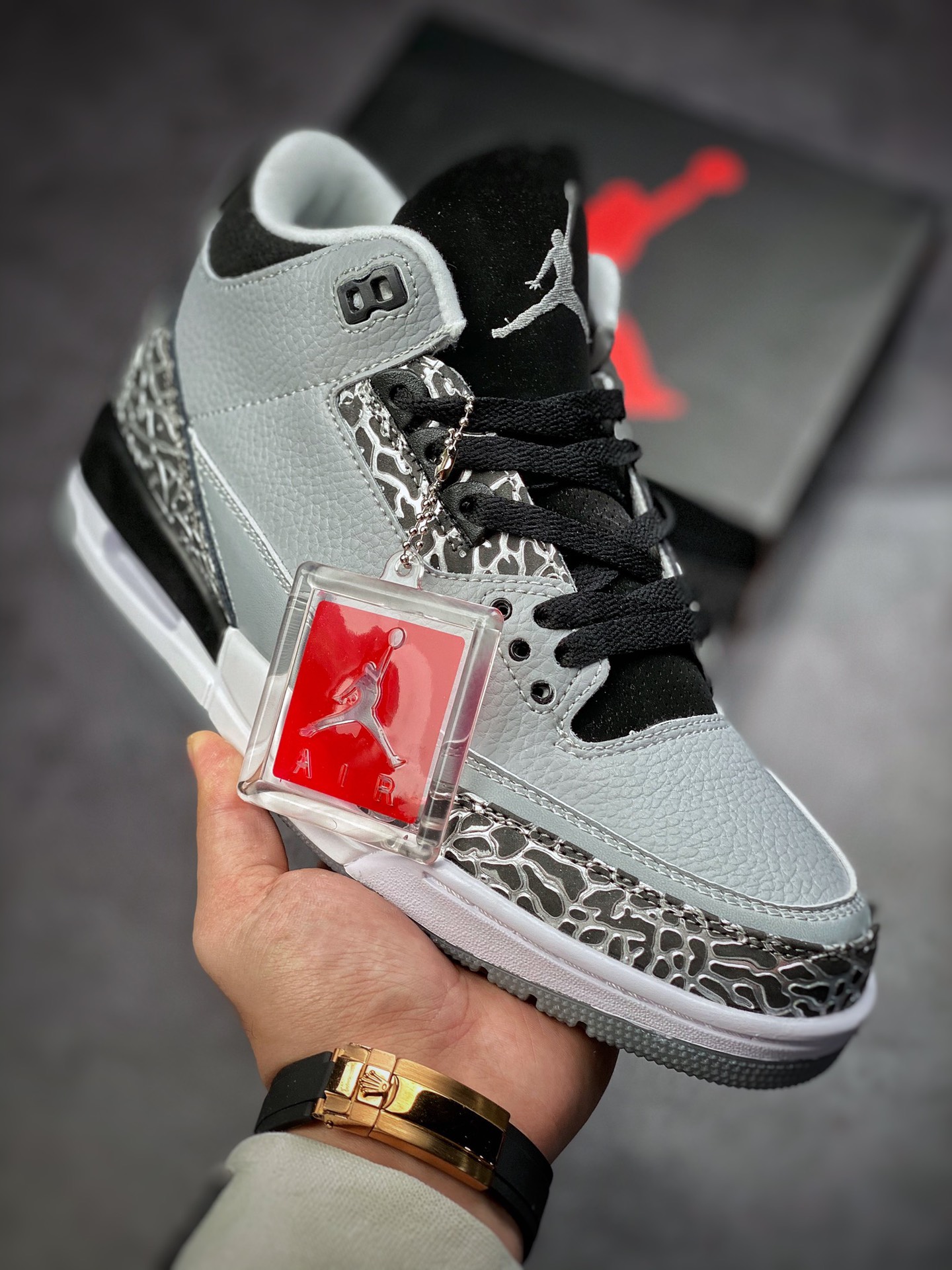 240  Nike Air Jordan 3 Retro SE”Wolf Grey”AJ3狼灰黑银灰爆裂136064-004