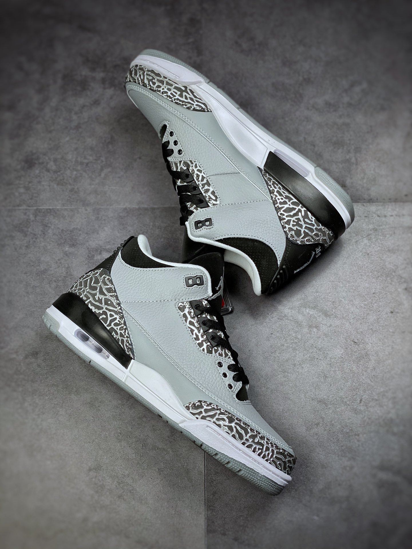 240  Nike Air Jordan 3 Retro SE”Wolf Grey”AJ3狼灰黑银灰爆裂136064-004