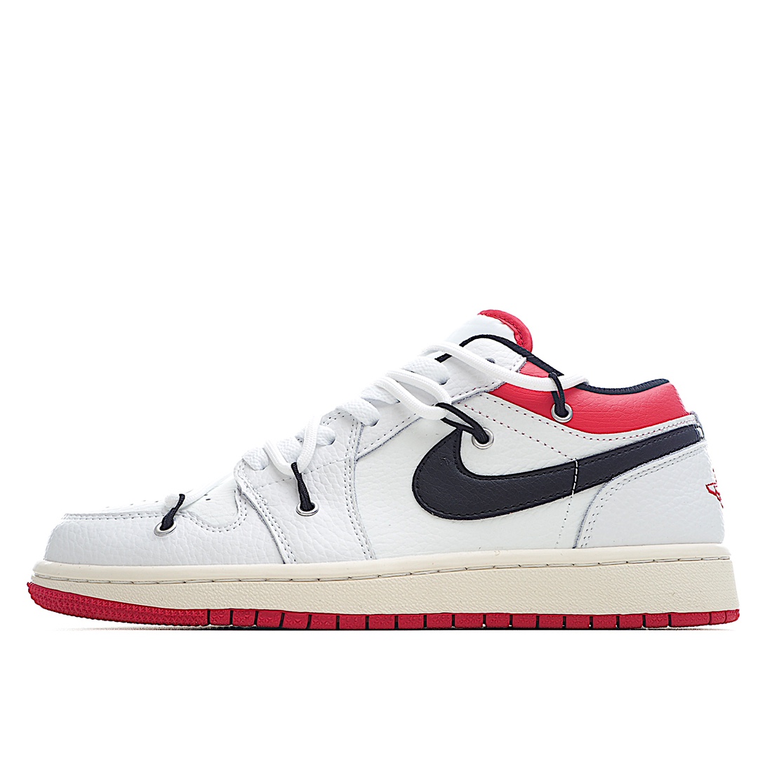 G5 全新耐克Nike Air Jordan 1 Low AJ1乔丹一代 解构绑带 低帮经典复古文化休闲运动篮球鞋。官方