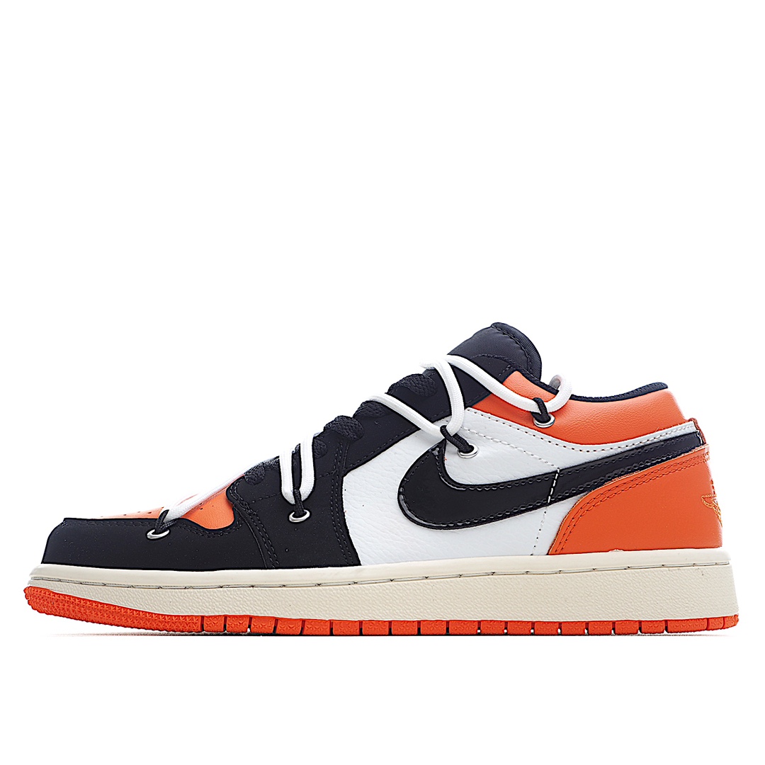 G5 全新耐克Nike Air Jordan 1 Low AJ1乔丹一代 解构绑带 低帮经典复古文化休闲运动篮球鞋。官方