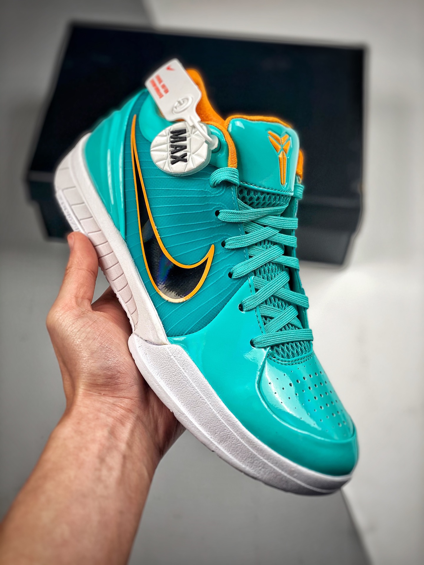 Push Hands 3 [Edición definitiva original pura Kobe 4 PRO versión mejorada] Colaboración Undefeated, azul lag…