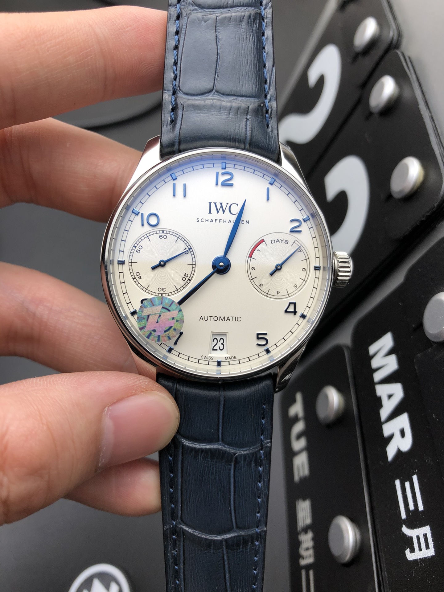 IWC 白面蓝针葡七