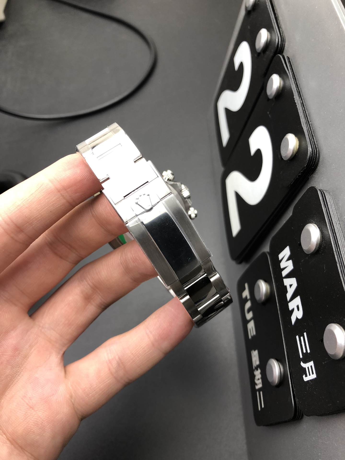 Rolex 白钢迪