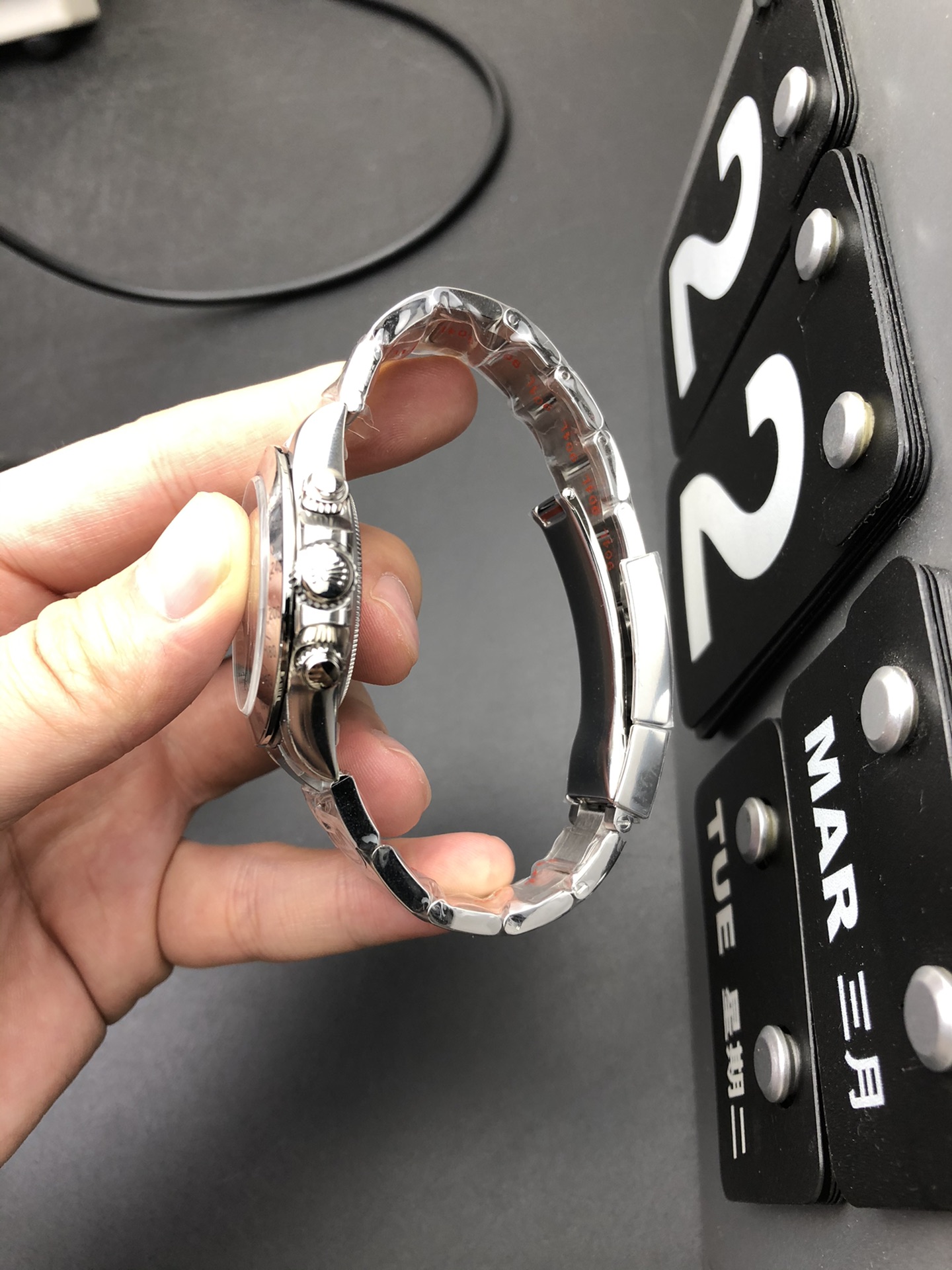 Rolex 白钢迪