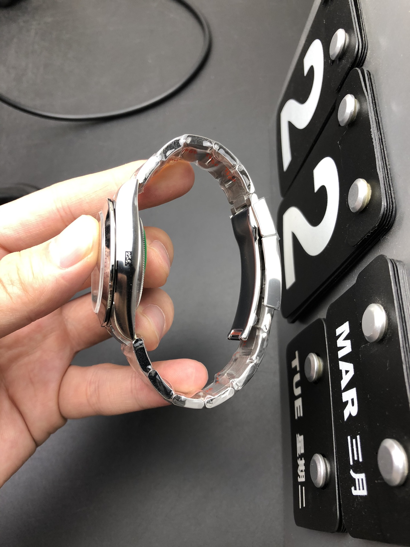 Rolex 白钢迪