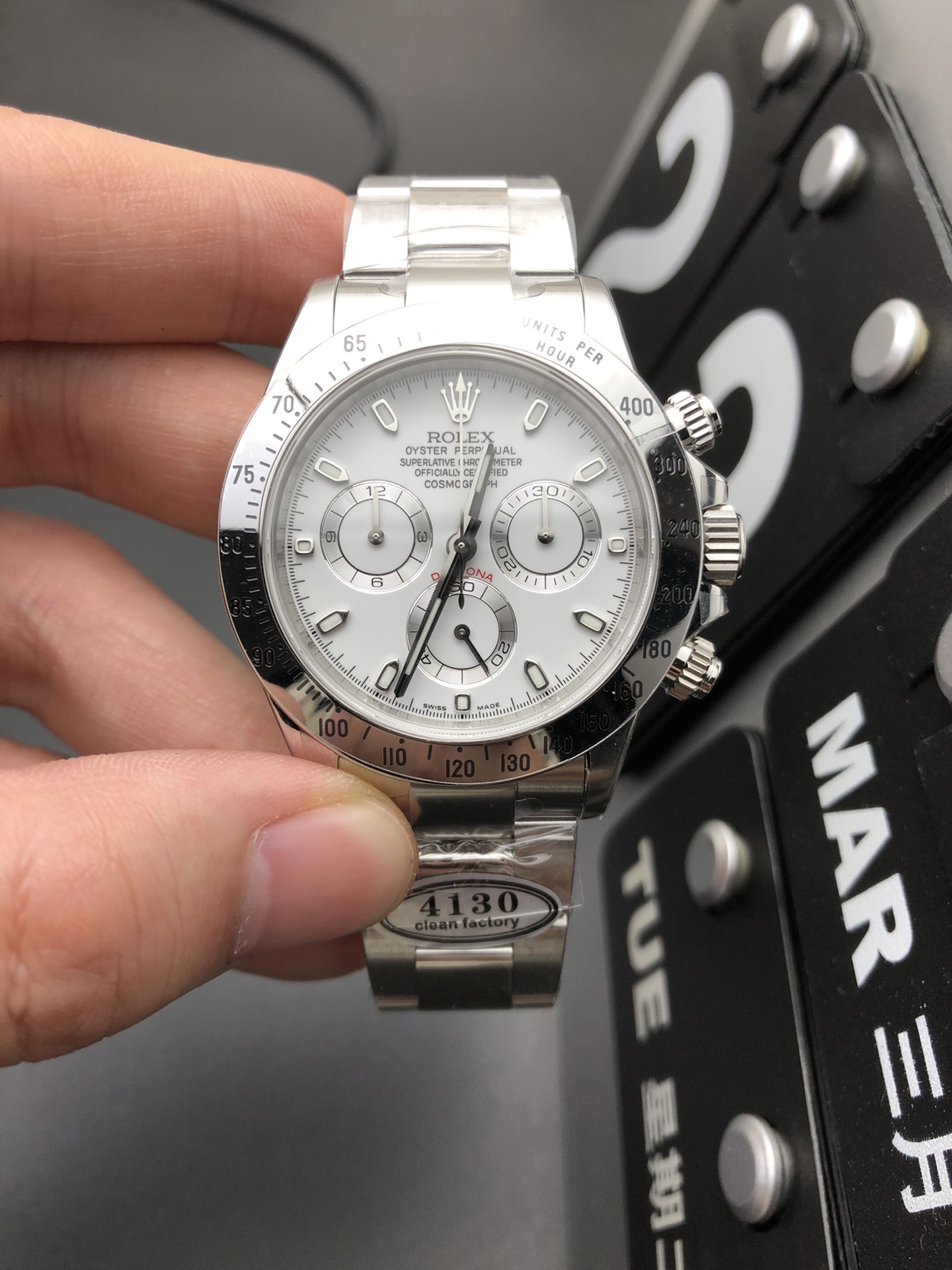 Rolex 白钢迪