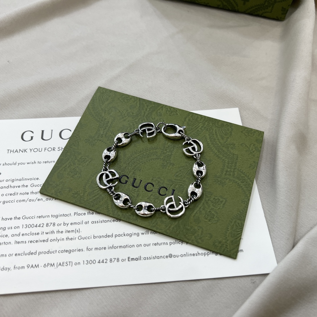 NO:553484,Gucci Gucci 925 sterling silver double G pig nose bracelet size 17cm 18cm 19cm 20cm, Gucci bracelet, gucci, gucci, bracelet, pure silver19860909Gucci古驰925纯银双G猪鼻子手链 尺寸17cm 18cm 19cm 20cm,古驰手链,gucci,gucci,bracelet,pure silver,Jewelry