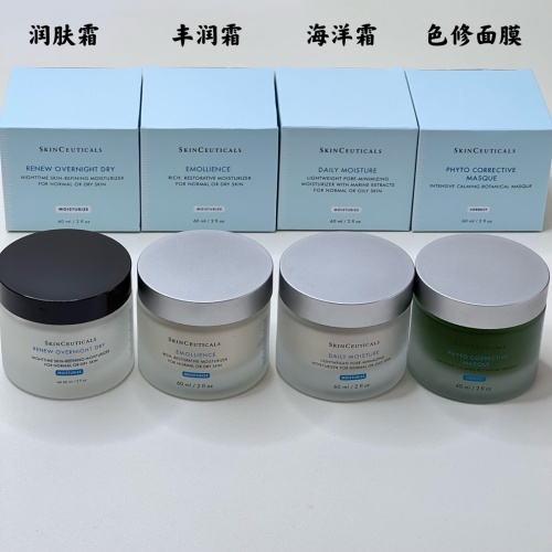 Skinceuticals Facial Cream Set: Renew Overnight, Emollience, Daily Moisture, Phyto 1 Skinceuticals Facial Cream Set: Renew Overnight, Emollience, Daily Moisture, Phyto
