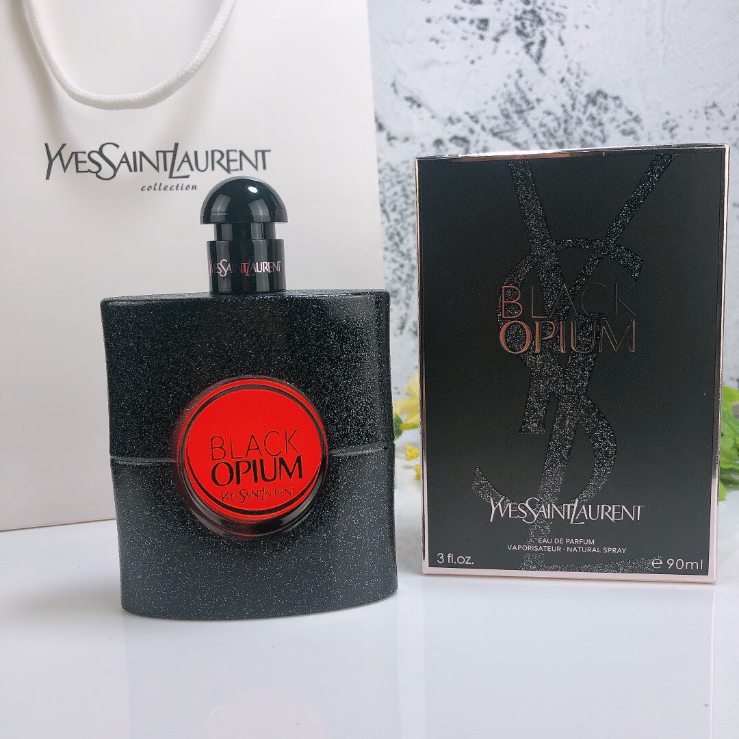 Yves Saint Laurent Black Opium perfume femenino intenso 90ml Yves Saint Laurent Black Opium perfume femenino intenso 50…
